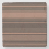 Chocoladestrepen Stenen Onderzetter (Voorkant)