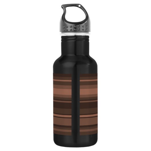 Chocoladestrepen Waterfles (Achterkant)