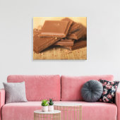 Chocoladestukken Canvas Afdruk (Insitu (Woonkamer))