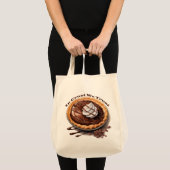 Chocoladetaart, in korst die we vertrouwen tote bag (Voorkant (product))