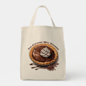 Chocoladetaart, in korst die we vertrouwen tote bag (Achterkant)