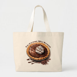 Chocoladetaart, in korst die we vertrouwen tote bag