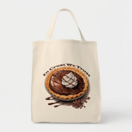 Chocoladetaart, in korst die we vertrouwen tote bag