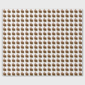 Chocoladetaart Inpakpapier (Vlak)