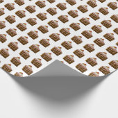 Chocoladetaart Inpakpapier (Hoek)