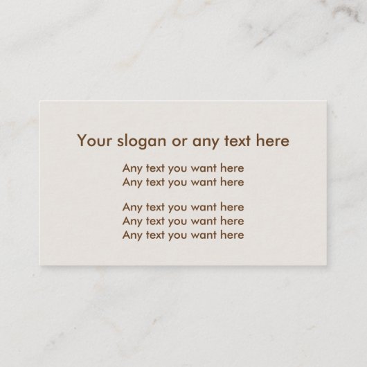 Chocoladethema Visitekaartje (Achterkant)