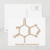Chocoladetheobromine Briefkaart (Voorkant / Achterkant)