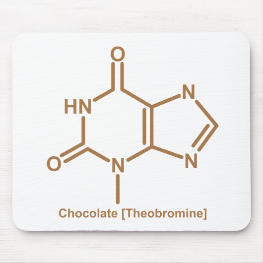 Chocoladetheobromine Muismat (Voorkant)