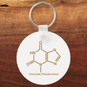 Chocoladetheobromine Sleutelhanger (Voorkant)