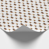 Chocoladetijdpatroon Cadeaupapier (Hoek)