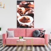 Chocoladetruffels Canvas Afdruk (Insitu (Woonkamer))