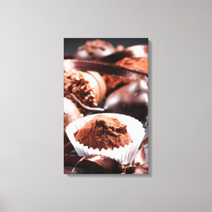 Chocoladetruffels Canvas Afdruk