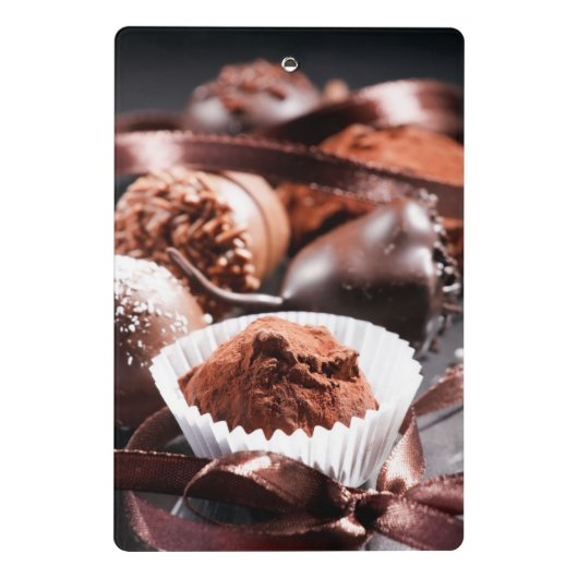 Chocoladetruffels Mini Klembord (Achterkant)