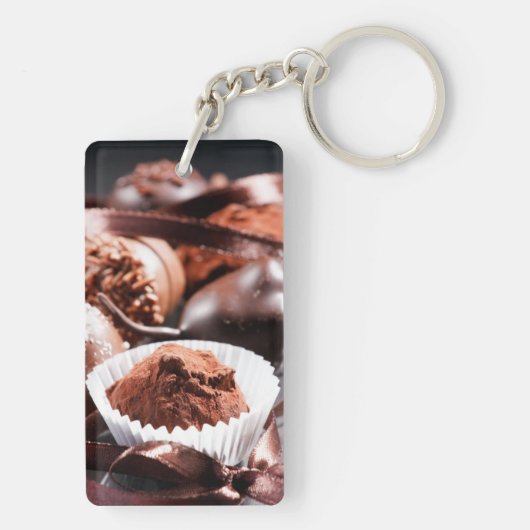 Chocoladetruffels Sleutelhanger (achterkant)