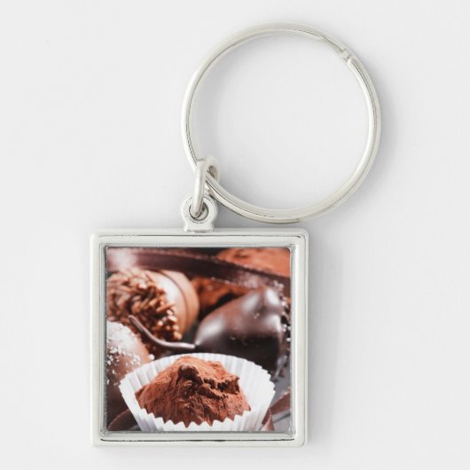 Chocoladetruffels Sleutelhanger (Voorkant)