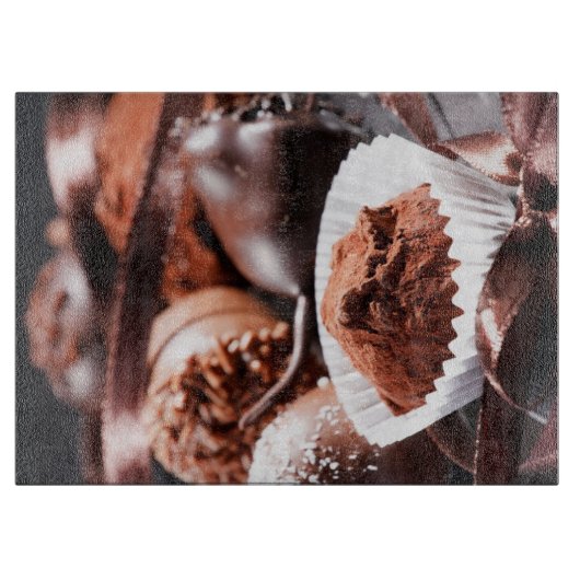 Chocoladetruffels Snijplank (Voorkant)