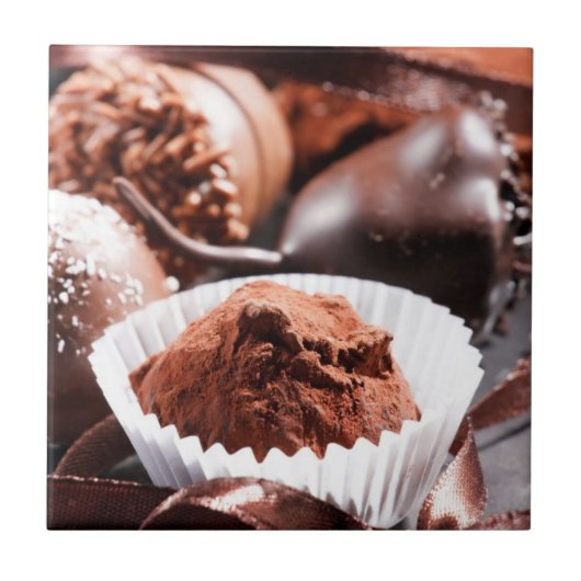 Chocoladetruffels Tegeltje (Voorkant)