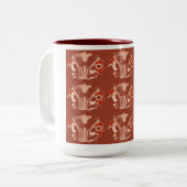 Chocoladetruffels Tweekleurige Koffiemok (Voorkant links)