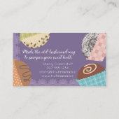 Chocoladetruffels visitekaartje (Achterkant)