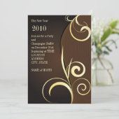 chocoladeuitnodiging kaart (Staand voorkant)