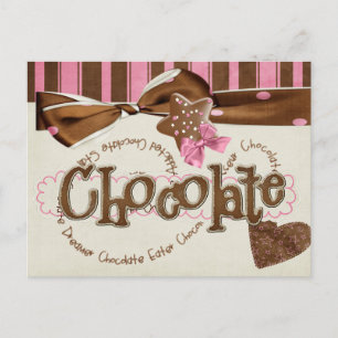 chocoladeverslaving briefkaart