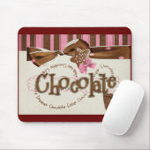 chocoladeverslaving muismat (Met muis)