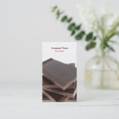 ChocoladeVisitekaartje Visitekaartje (Staand voorkant)