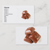 ChocoladeVisitekaartje Visitekaartje (Voorkant / Achterkant)