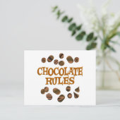 Chocoladevoorschriften Briefkaart (Staand voorkant)