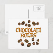 Chocoladevoorschriften Briefkaart (Voorkant / Achterkant)