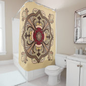 Chocoladewijn Douchegordijn (In situ)