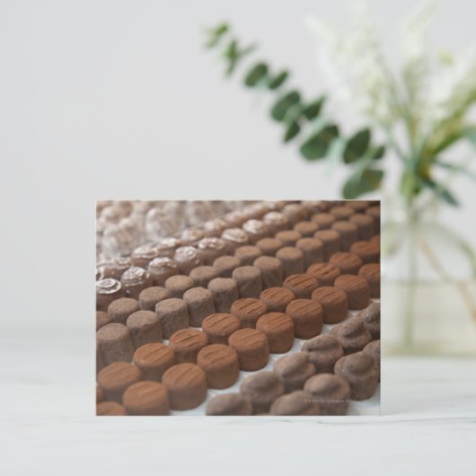 chocoladewinkelafbeelding briefkaart (Staand voorkant)