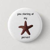 chocoladezetmeel ronde button 5,7 cm (Voorkant)