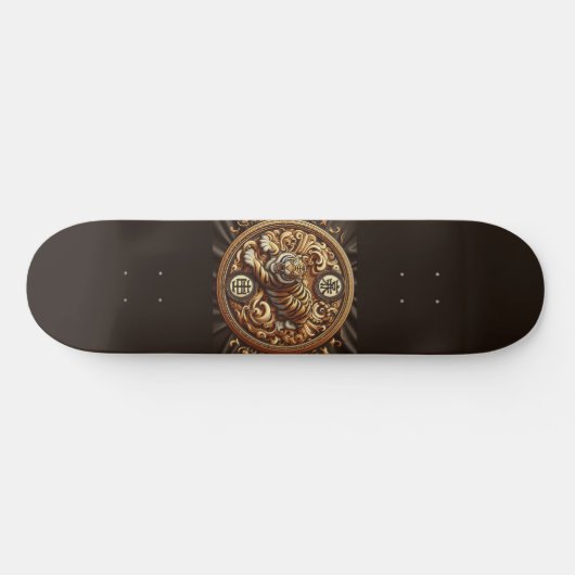 Chocoladezijde Tijger Persoonlijk Skateboard (Horizontaal)