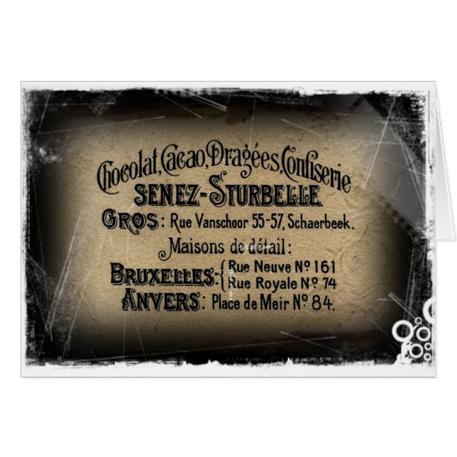 Chocolat Cacao Confectionair (Voorkant Horizontaal)