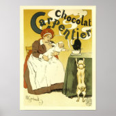 Chocolat Carpentier  Frans Adverteren Poster (Voorkant)