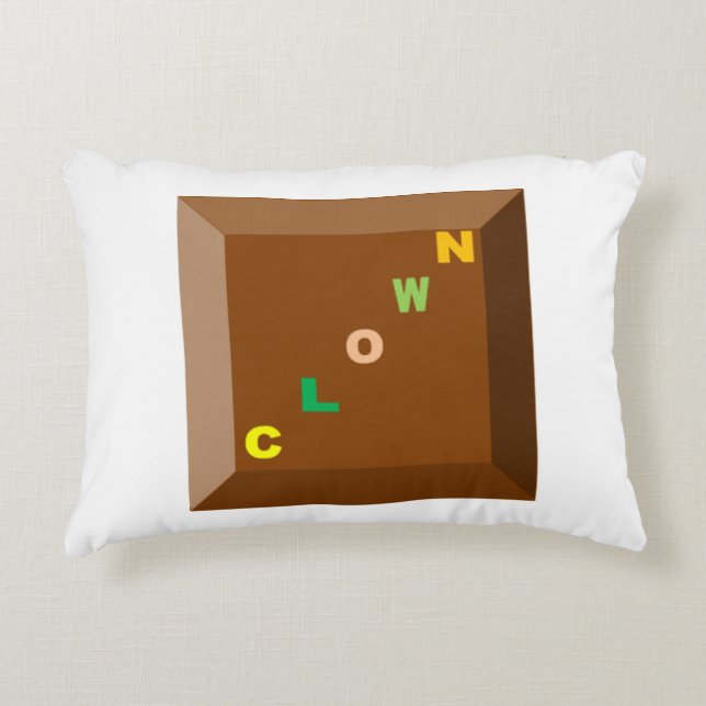 CHOCOLAT CLOWN-decoratieve kussens (Voorkant)