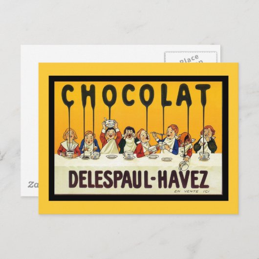 Chocolat Delespaul Havez Briefkaart (Voorkant / Achterkant)