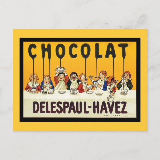 Chocolat Delespaul Havez Briefkaart (Voorkant)
