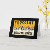 Chocolat Delespaul Havez Kaart (Gele Bloem)