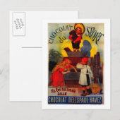 Chocolat du Sport posterEuropa Briefkaart (Voorkant / Achterkant)