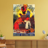 Chocolat du Sport  posterEuropa Canvas Afdruk (Insitu (Woonkamer))