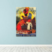 Chocolat du Sport  posterEuropa Canvas Afdruk (Insitu (Houten vloer))