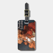 Chocolat Ideal door Alphonse Mucha Bagagelabel (Voorkant verticaal)