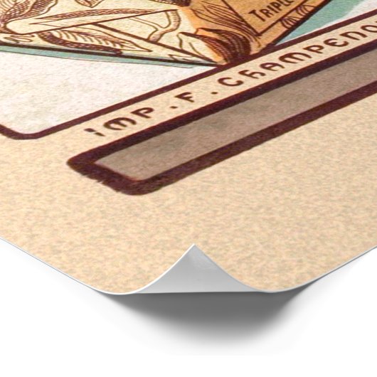 Chocolat idéal France Art  Wall Art Poster (Hoek)