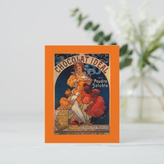 Chocolat Ideal  PosterEurope Briefkaart (Staand voorkant)