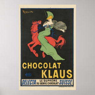 Chocolat Klaus903 Klassieke Chocolade Reclame Poster