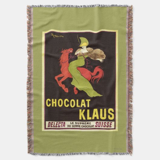 Chocolat Klaus Advertisement Poster Deken (Voorkant Verticaal)