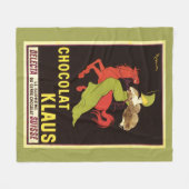Chocolat Klaus Advertisement Poster Fleece Deken (Voorkant (Horizontaal))