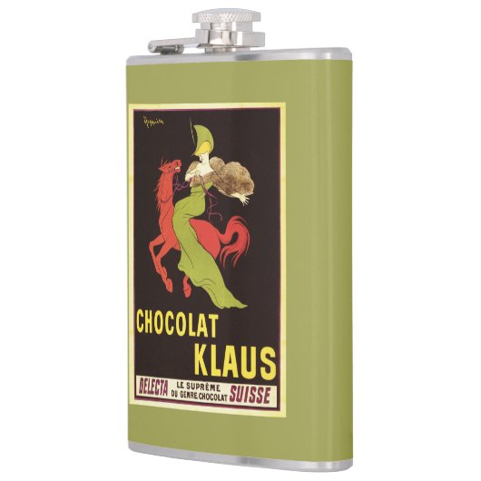 Chocolat Klaus Advertisement Poster Heupfles (Links)
